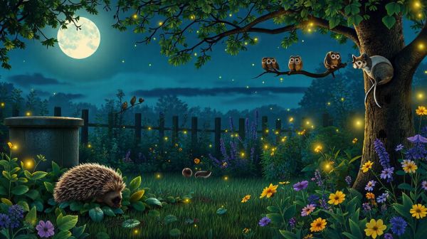 Top 10 animaux nocturnes à observer dans votre jardin